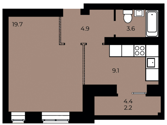 Планировка Квартал 33