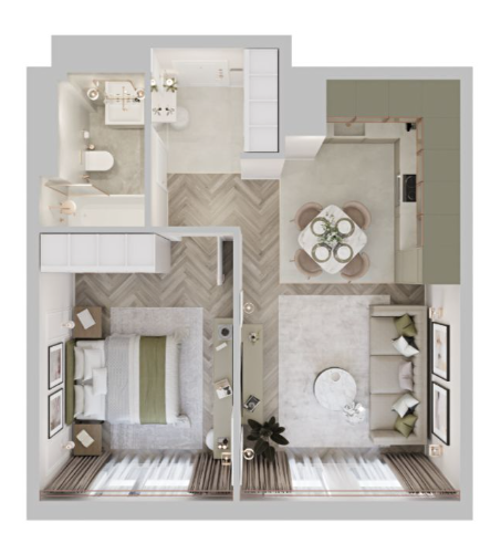 Планировка Центр-парк на Волочаевской