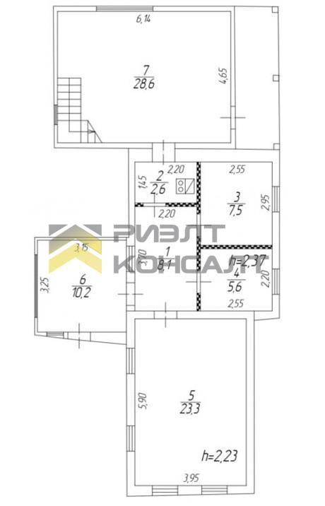 Дом, 47м², 4.07 соток, 2 этажа, 6 комн., стены: Экспериментальные материалы миниатюра 23