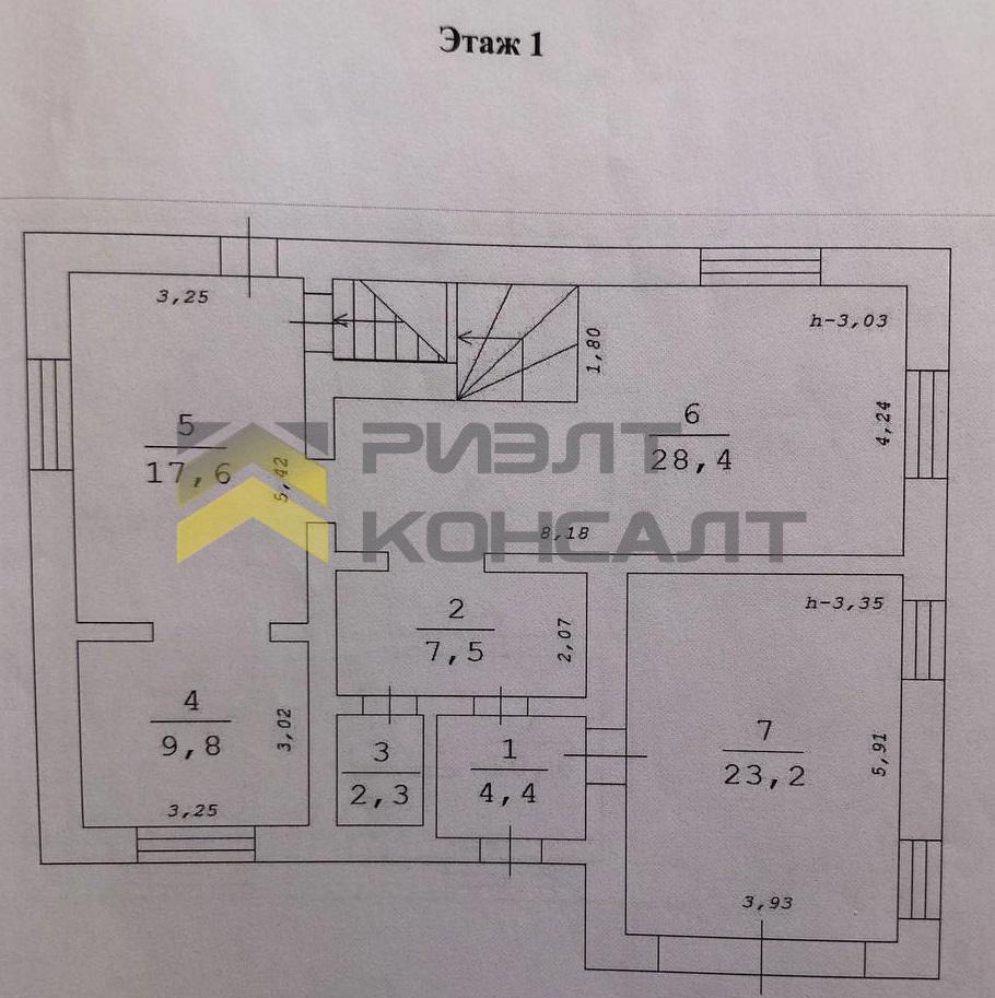 Коттедж, 380м², 20 соток, 3 этажа, 8 комн., стены: Кирпич миниатюра 39