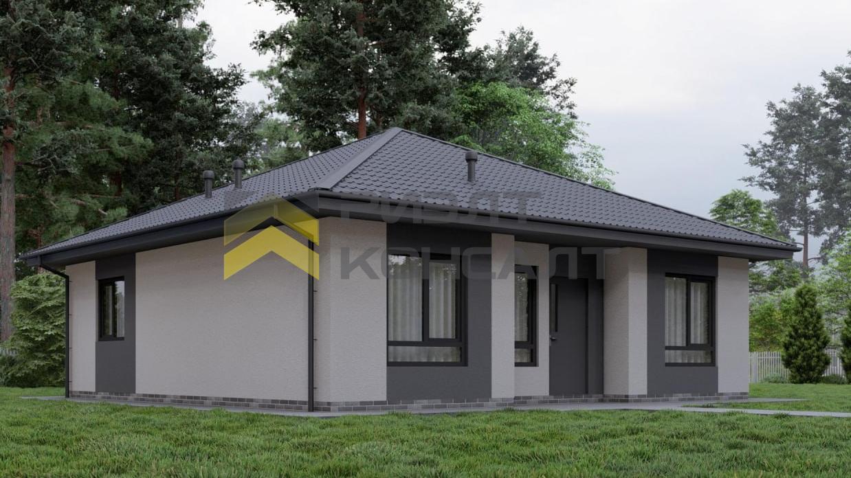 Дом, 96.84м², 7 соток, 1 этаж, 3 комн., стены: Кирпич миниатюра 3