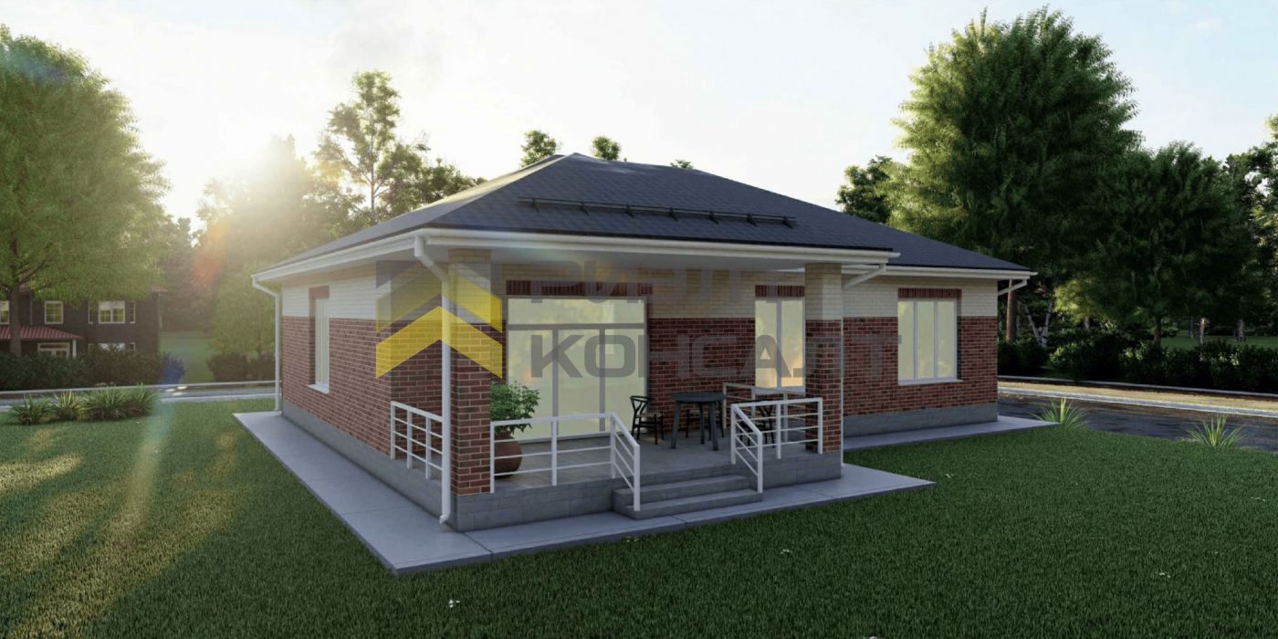 Дом, 145м², 10 соток, 1 этаж, 3 комн., стены: Кирпич миниатюра 13