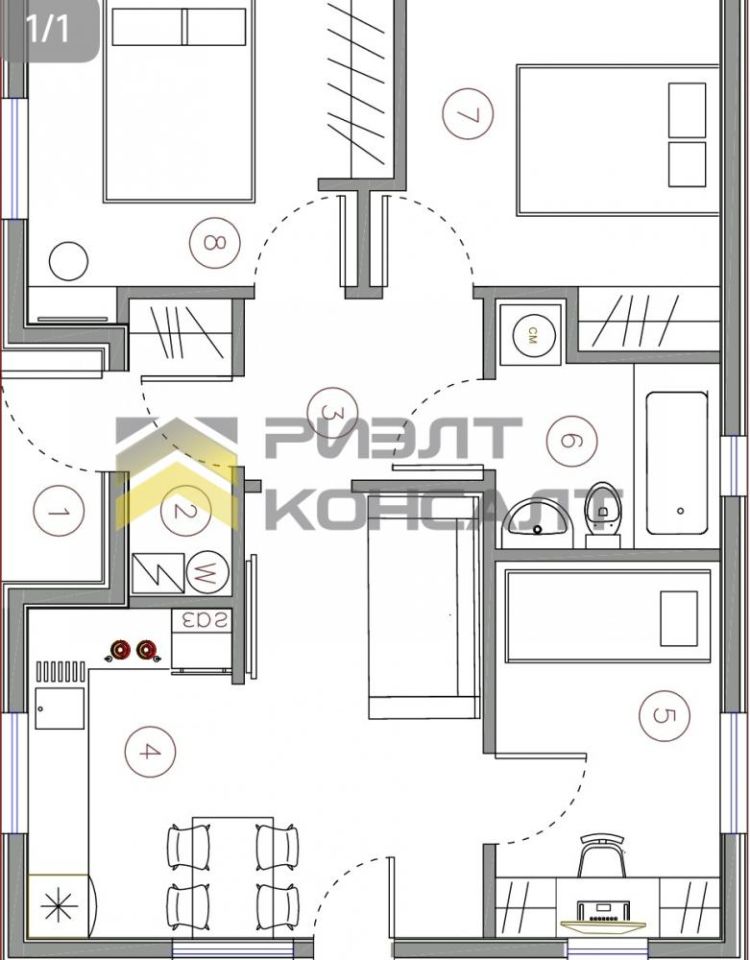 Дом, 76м², 7 соток, 1 этаж, 2 комн., стены: Брус миниатюра 11