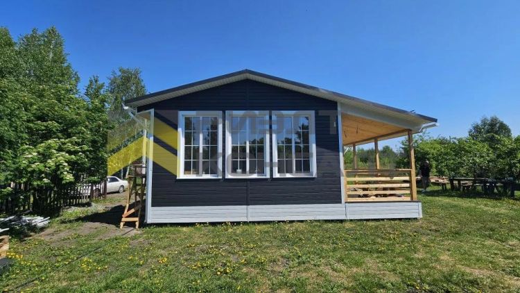 Дом, 58.50м², 5 соток, 1 этаж, 2 комн., стены: Экспериментальные материалы миниатюра 3