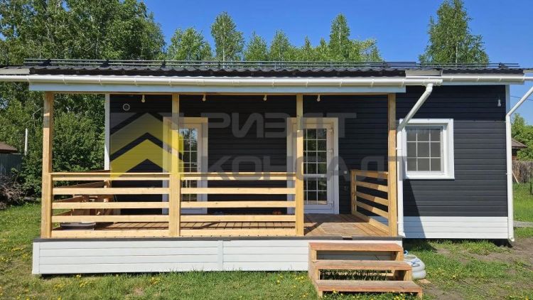 Дом, 58.50м², 5 соток, 1 этаж, 2 комн., стены: Экспериментальные материалы миниатюра 2