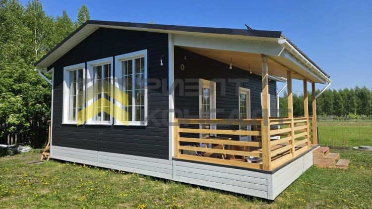 Дом, 58.50м², 5 соток, 1 этаж, 2 комн., стены: Экспериментальные материалы миниатюра 4