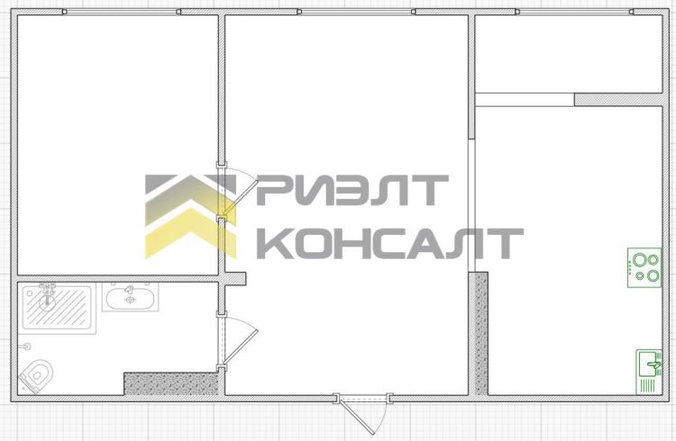 2-комн. квартира, Вторичка, 57м², 10/17 этаж миниатюра 40