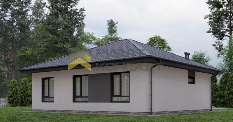 Дом, 91.80м², 10 соток, 1 этаж, 4 комн., стены: Газоблоки миниатюра 4