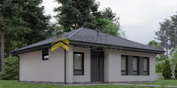 Дом, 91.80м², 10 соток, 1 этаж, 4 комн., стены: Газоблоки миниатюра 5
