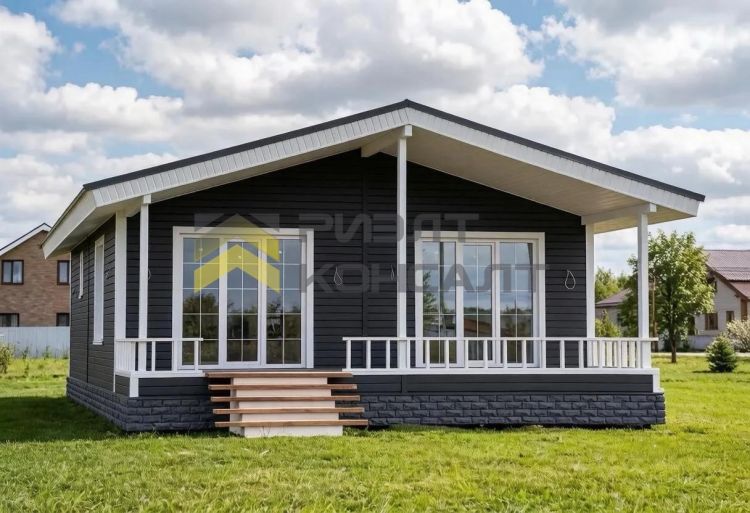 Дом, 85м², 10 соток, 1 этаж, 3 комн., стены: Сэндвич-панели миниатюра 5