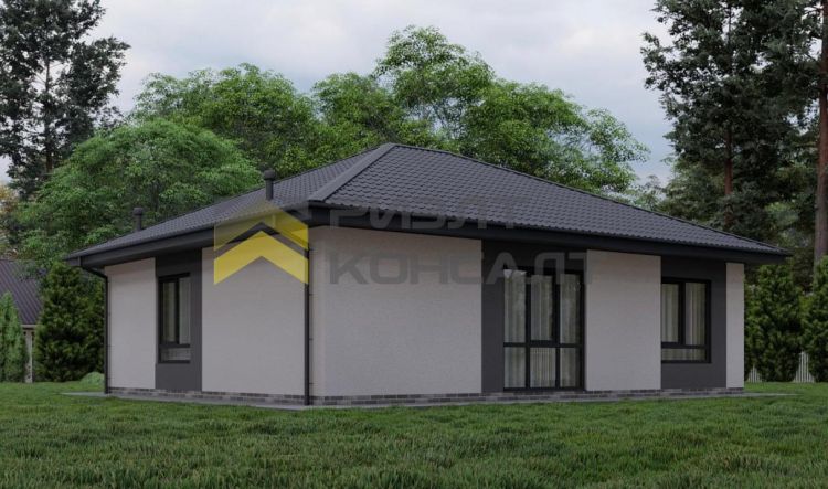Дом, 91м², 7 соток, 1 этаж, 3 комн., стены: Газоблоки миниатюра 4