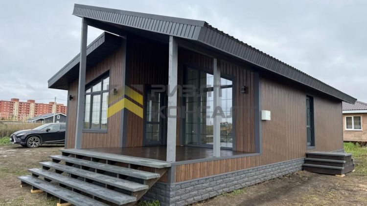 Дом, 84м², 10 соток, 1 этаж, 4 комн., стены: Сэндвич-панели миниатюра 7