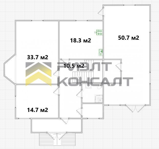 Коттедж, 385м², 14.60 соток, 2 этажа, 5 комн., стены: Кирпич миниатюра 38