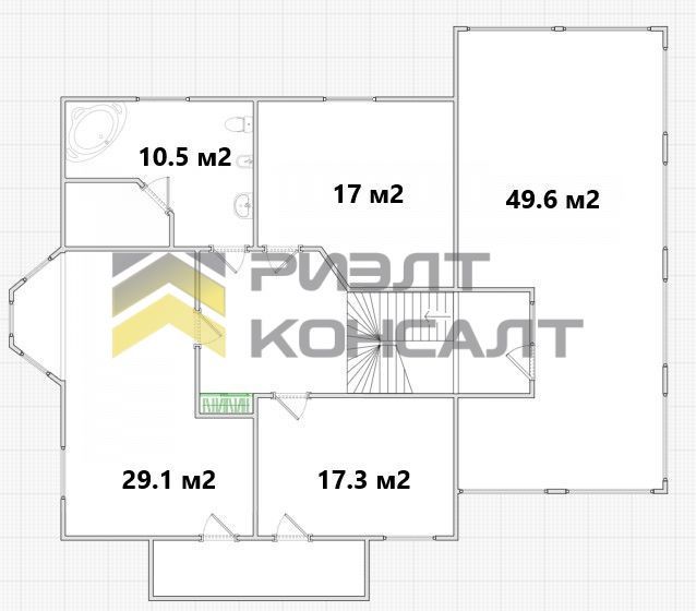 Коттедж, 385м², 14.60 соток, 2 этажа, 5 комн., стены: Кирпич миниатюра 39