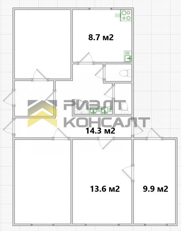 Комната в квартире, 23.50м², 4/5 этаж миниатюра 17