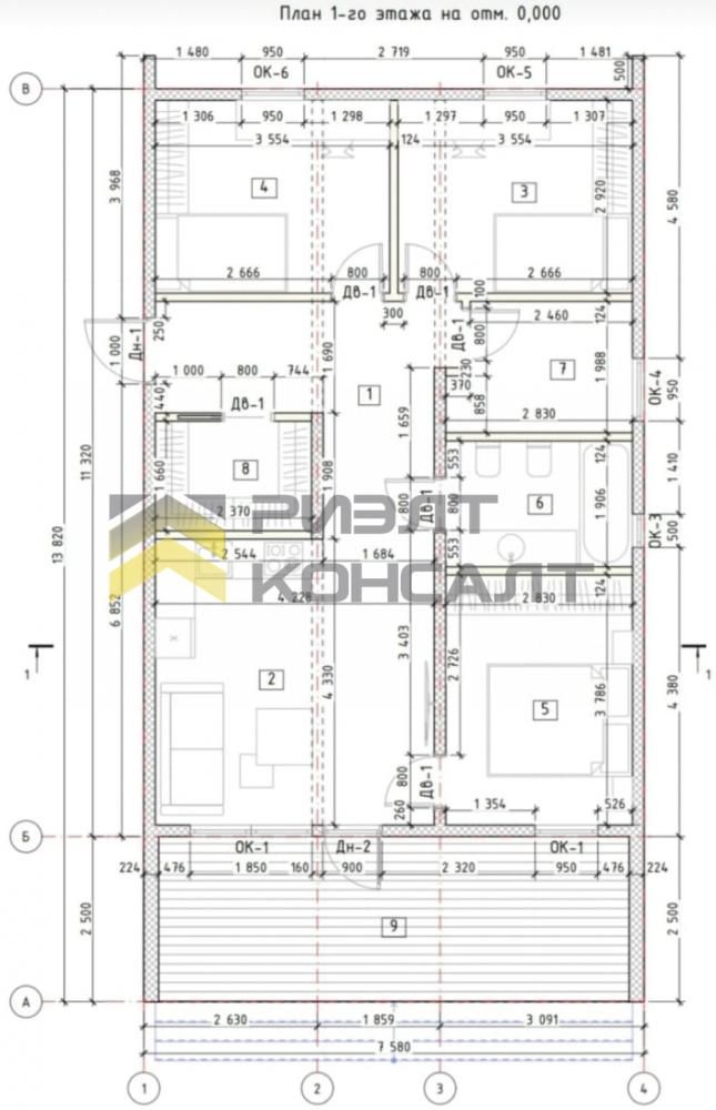 Дом, 82м², 7.50 соток, 1 этаж, 3 комн., стены: Брус миниатюра 4