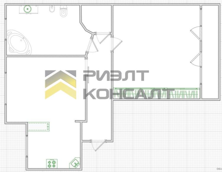 4-комн. квартира, Вторичка, 72.20м², 9/9 этаж миниатюра 38