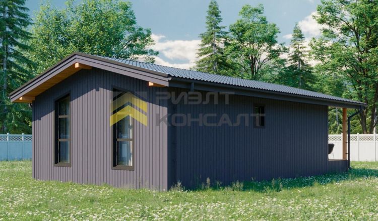 Дом, 84м², 6 соток, 1 этаж, 3 комн., стены: Сэндвич-панели миниатюра 4