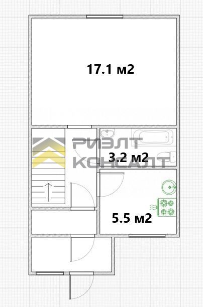 3-комн. квартира, Вторичка, 65м², 2/2 этаж миниатюра 33