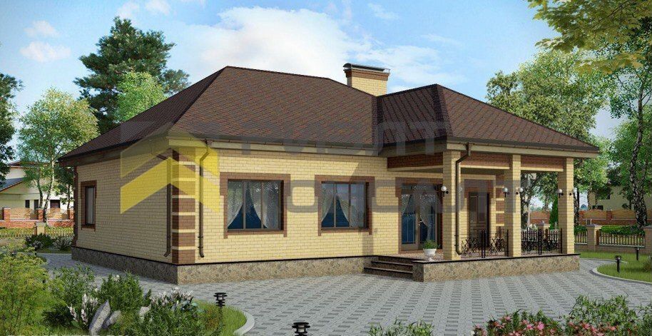 Дом, 140м², 8 соток, 1 этаж, 4 комн., стены: Кирпич миниатюра 7