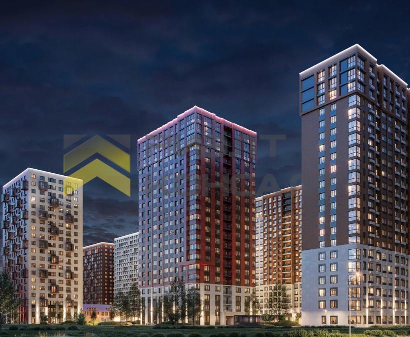 1-комн. квартира, Новостройка, 49.92м², 13/21 этаж миниатюра 6