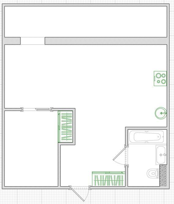1-комн. квартира, Вторичка, 41м², 3/13 этаж миниатюра 6