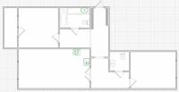 2-комн. квартира, Новостройка, 67.60м², 3/9 этаж