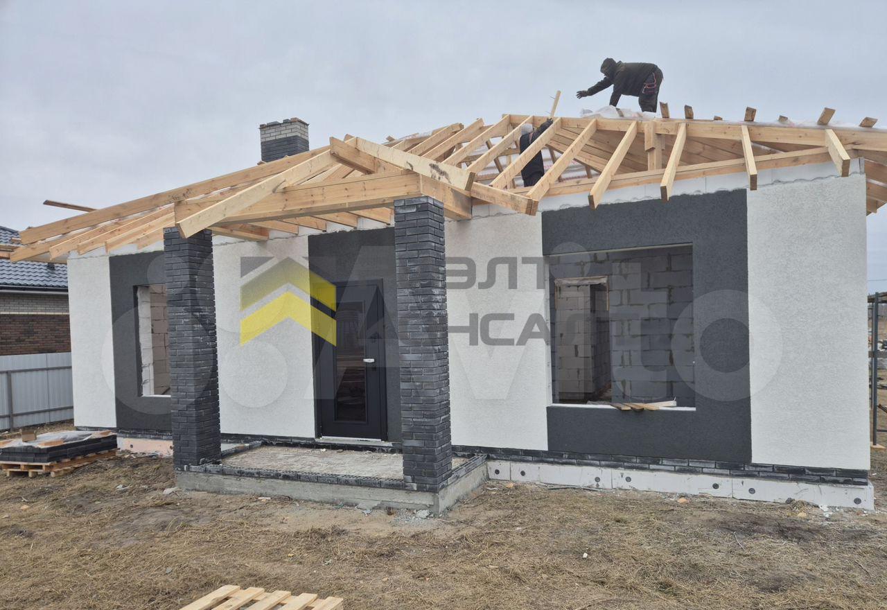 Дом, 110м², 8 соток, 1 этаж, 3 комн., стены: Газоблоки миниатюра 2