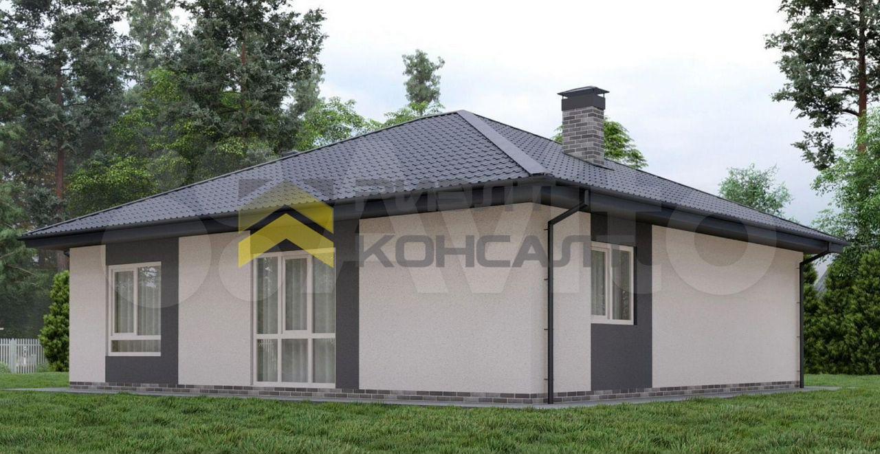 Дом, 110м², 8 соток, 1 этаж, 3 комн., стены: Газоблоки миниатюра 5