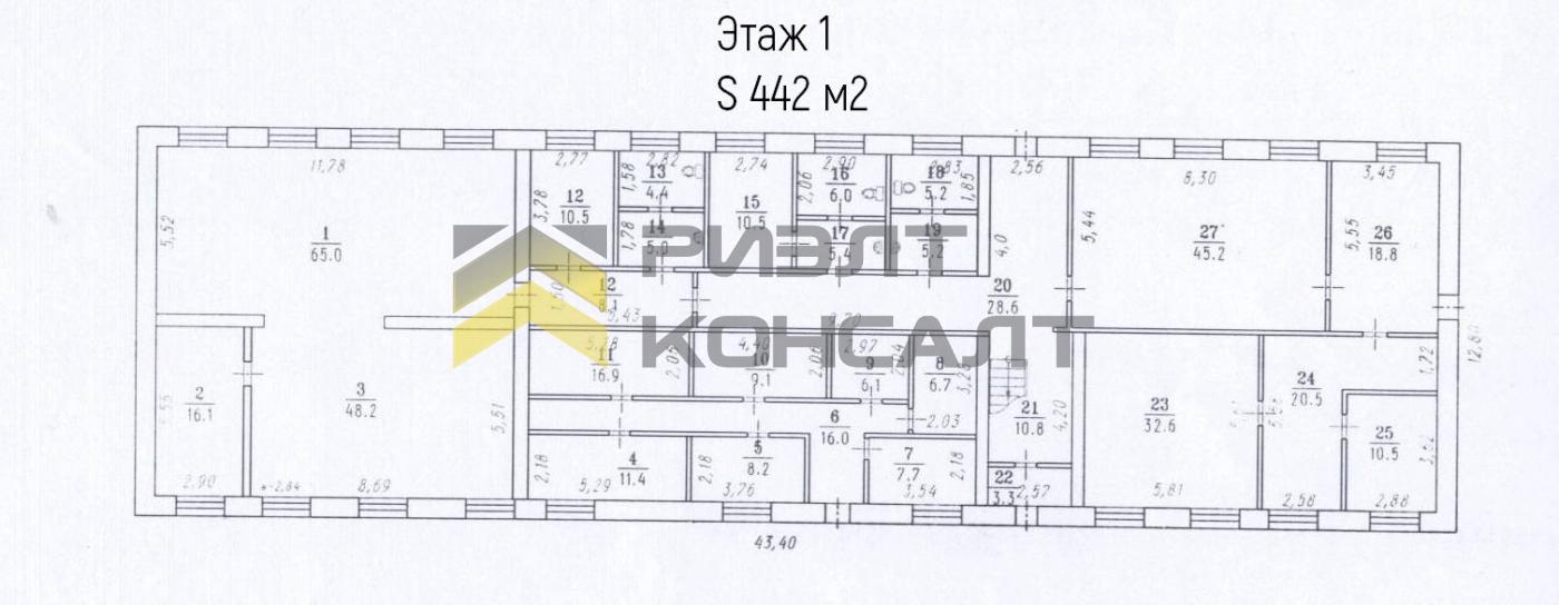 Здание, 1030м², 3/3 этаж миниатюра 15