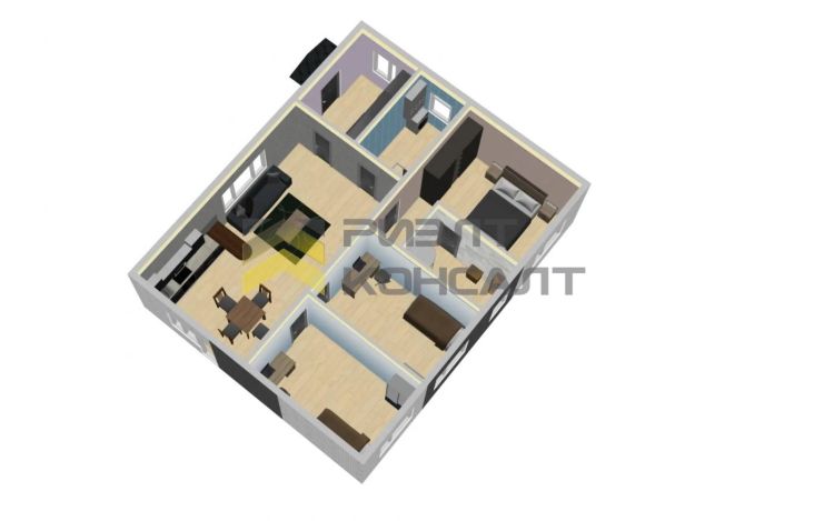 Коттедж, 94м², 6.20 соток, 1 этаж, 4 комн., стены: Газоблоки миниатюра 6