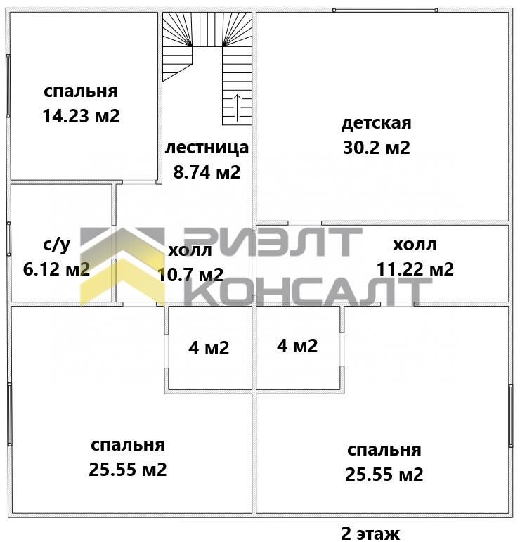 Коттедж, 318м², 8.60 соток, 2 этажа, 5 комн., стены: Пеноблоки миниатюра 40