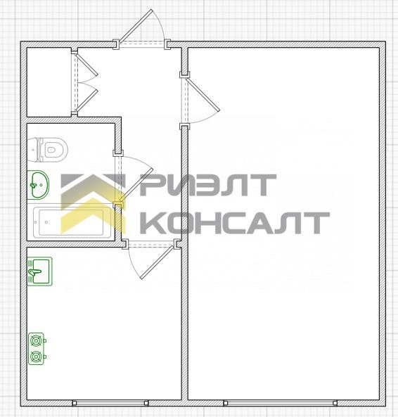 1-комн. квартира, Вторичка, 29.30м², 4/5 этаж миниатюра 13