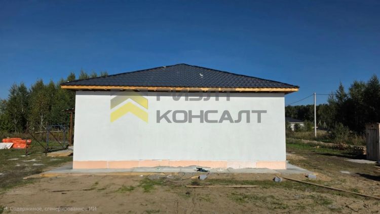 Дом, 125м², 8 соток, 1 этаж, 3 комн., стены: Газоблоки миниатюра 4