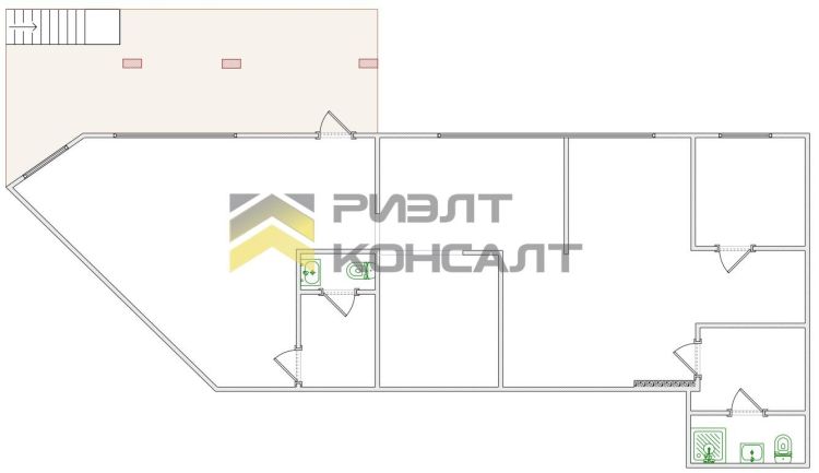 Помещение Свободного Назначения, 105м², 1/14 этаж миниатюра 13