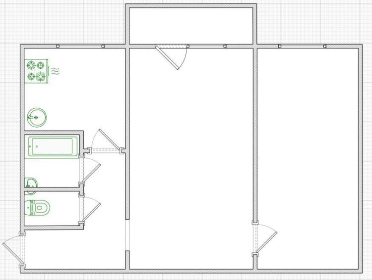 2-комн. квартира, Вторичка, 49м², 4/5 этаж миниатюра 3