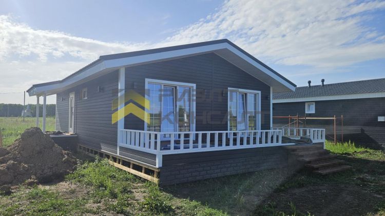 Дом, 90м², 8 соток, 1 этаж, 3 комн., стены: Сэндвич-панели