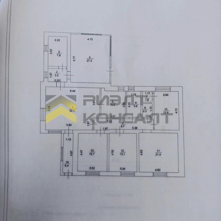 Дом, 255.20м², 23.25 соток, 1 этаж, 4 комн., стены: Кирпич миниатюра 19