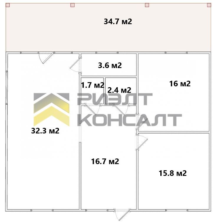 Коттедж, 130.70м², 10 соток, 1 этаж, 2 комн., стены: Газоблоки миниатюра 19